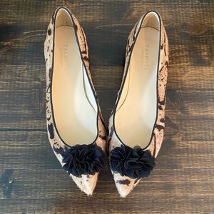 Talbots animal print shoes
